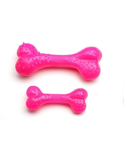 COMFY Zábavná hračka  Mint Dental Bone růžová 12,5cm