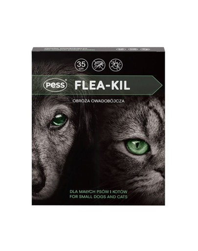 PESS Flea-Kil Obojek proti hmyzu pro malé psy a kočky 35 cm