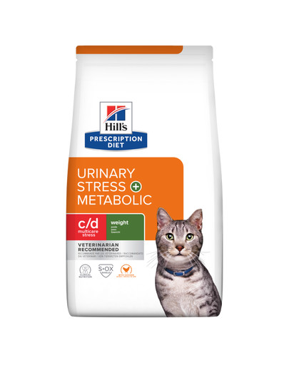 HILL'S Prescription Diet Feline c/d Urinary Stress + Metabolic 8 kg