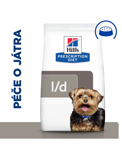 HILL'S Prescription Diet l/d Péče o játra granule pro psy 10 kg