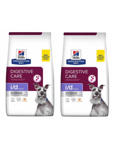HILL'S Prescription Diet Digestive Care i/d Canine Low Fat Chicken 2 x 12 kg