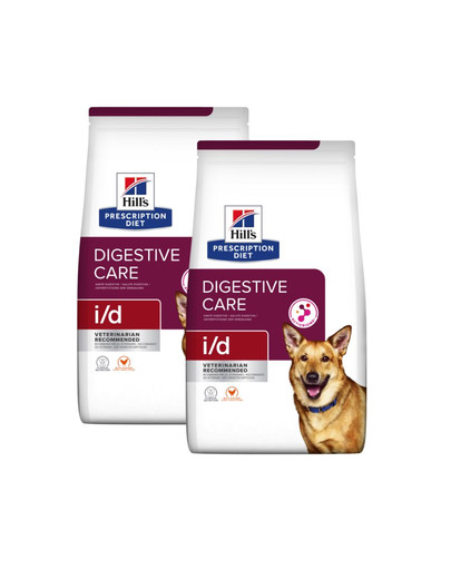 HILL'S Prescription Diet i/d Activ Biome Digestive Care Chicken Dog 2x12 kg