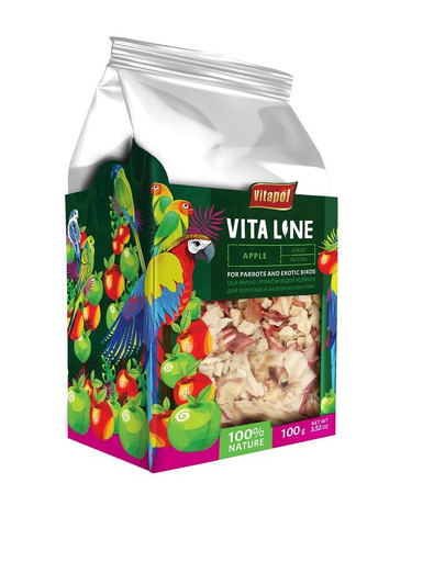 VITAPOL Jablko pro papoušky a exotické ptáky 100g