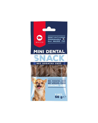 MACED Mini Dental Snack Bez obilovin 56 g