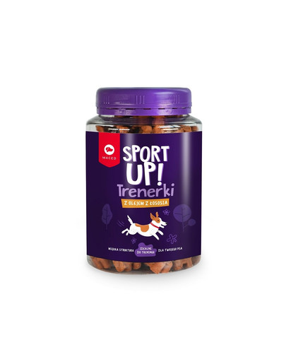 MACED SPORT UP Trenéři s lososovým olejem pro psy 300g