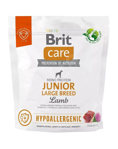 BRIT Care Hypoallergenic Junior Large Breed 1 kg