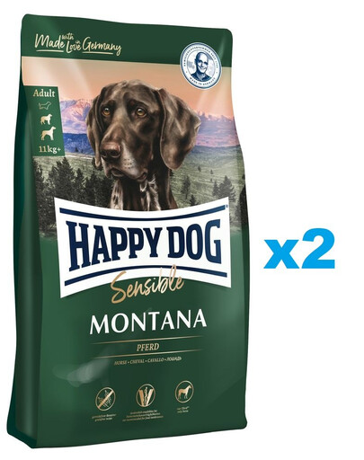 HAPPY DOG Sensible Montana 2 x 10 kg