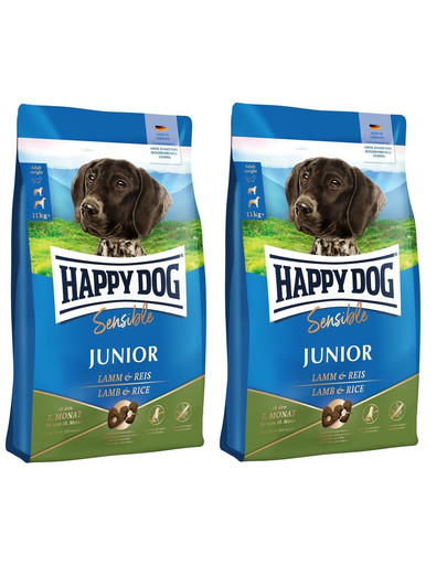 HAPPY DOG Sensible Junior Lamm 2 x 10kg