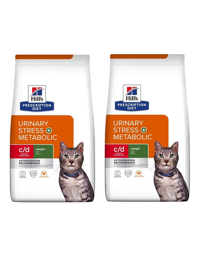 HILL'S Prescription Diet C/D Urinary Stress + Metabolic 2 x 3 kg
