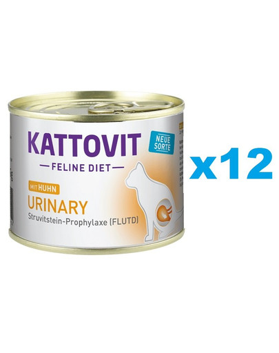 KATTOVIT Feline Diet Urinary Kuřecí 12 x 185 g
