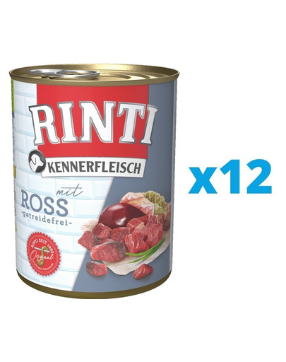 RINTI Kennerfleisch Koňské maso 12 x 400 g