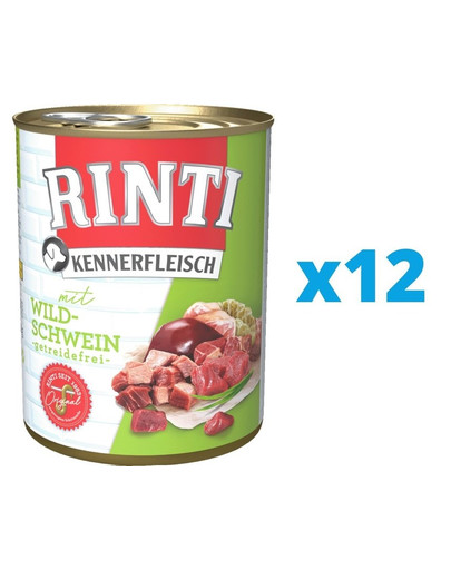 RINTI Kennerfleisch Divočák 12 x 800 g