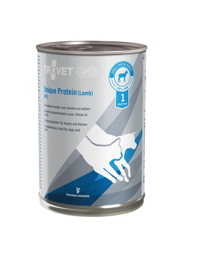 TROVET Unique Protein Lamb UPL pro psy a kočky 6x400g
