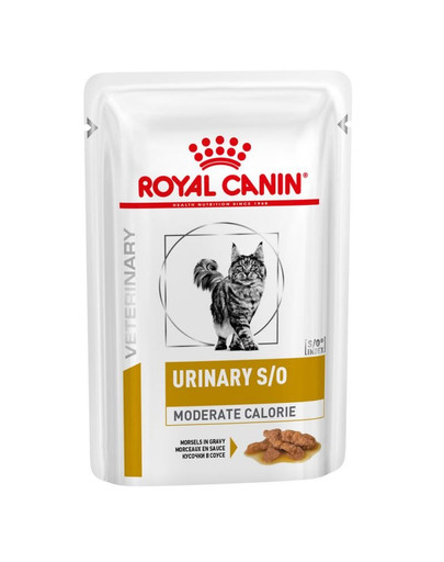 ROYAL CANIN Veterinary Diet Feline Urinary S/O Moderate Calorie 24x85 g