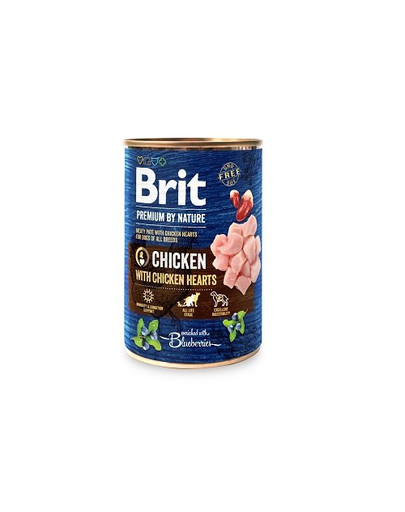 BRIT Premium by Nature Chicken&Hearts 24 x 400g