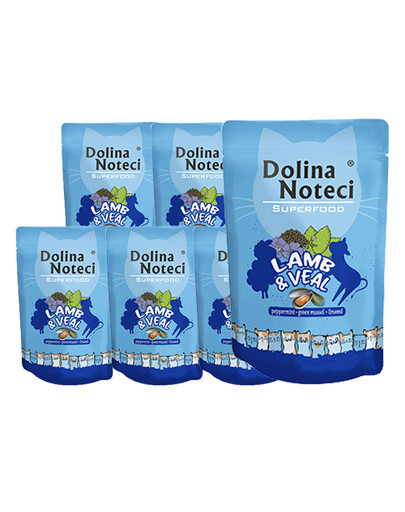 DOLINA NOTECI Superfood Jehněčí a Telecí 10x85g