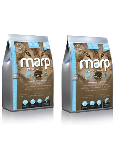 MARP Variety Slim and Fit - s bílou rybou 2 x 12 kg