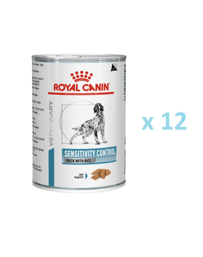 ROYAL CANIN Veterinary Health Nutrition Dog Sensitivity Control Duck&Rice Can 12x420 g