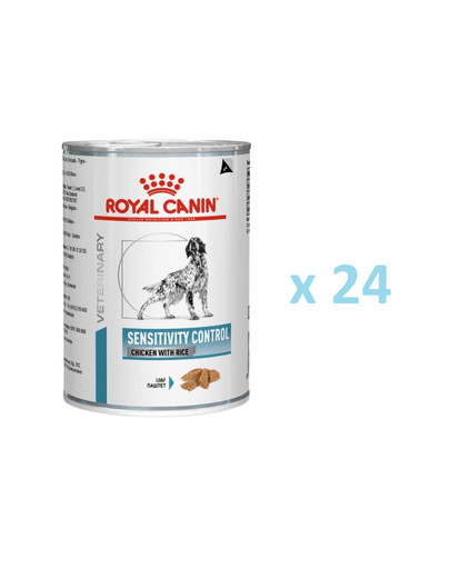 ROYAL CANIN Dog sensitivity control chicken & rice 24x420g