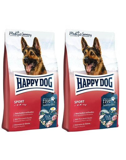 HAPPY DOG Supreme Fit & Vital sport Adult 2 x 14kg