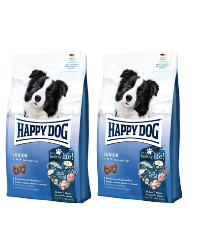 HAPPY DOG Supreme Fit&VItal Junior 2 x 1kg