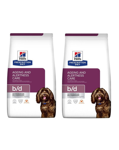 HILL'S Prescription Diet b/d Canine 2 x 12 kg