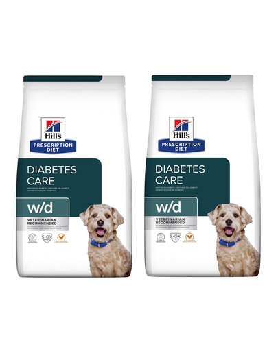 HILL'S Prescription Diet w/d Canine 2 x 4 kg