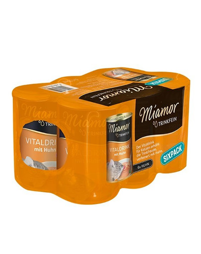 MIAMOR Trinkfein Soup s kuřecím pro kočky 24x135 ml