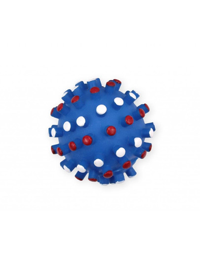 PET NOVA DOG LIFE STYLE Ježek míč 8,5 cm modrý