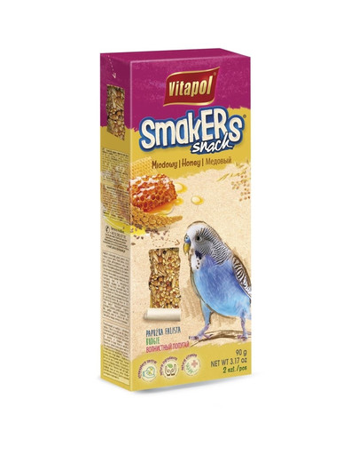 VITAPOL Smakers medové pro andulky 2 ks / bal. 90 g