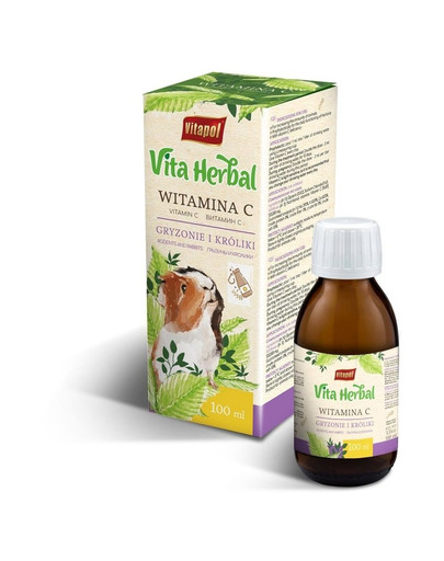 VITAPOL Vita Bylinný vitamin C pro hlodavce a králíky 100 ml