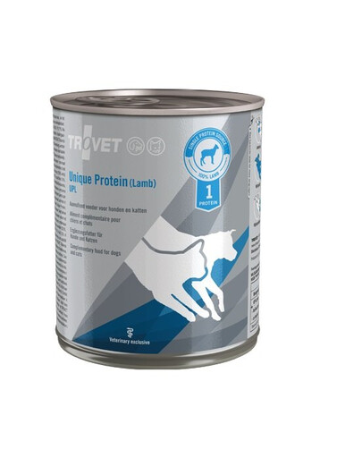 TROVET Unique Protein Lamb UPL pro psy a kočky 12x800 g