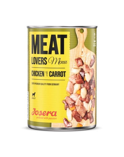JOSERA Meatlovers Menu 400 g kuře s mrkví