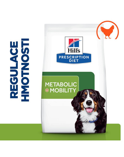 HILL'S Prescription Diet Metabolic + Mobility Regulace hmotnosti pro psy 4 kg