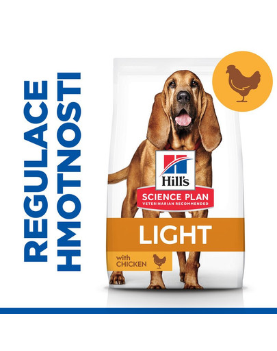 HILL'S Science Plan 7+ Dog Mature Light Medium Chicken 14 kg