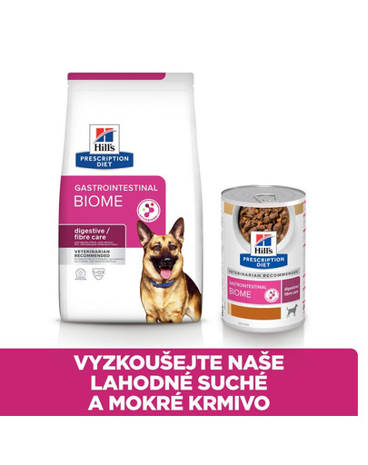 HILL'S Prescription Diet Gastrointestinal Biome krmivo pro psy s kuřetem 10 kg