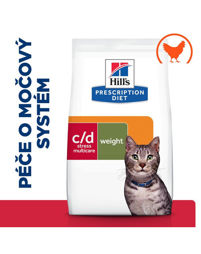 HILL'S Prescription Diet Feline c/d Urinary Stress + Metabolic 8 kg