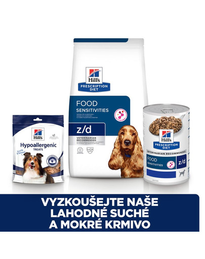 HILL'S Prescription Diet Canine z/d 370 g pro potravinové intolerance