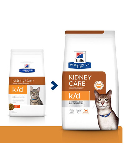 HILL'S Prescription Diet Feline K/D Kidney Care Chicken 3 kg