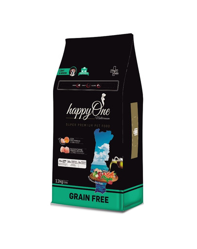 HAPPYONE Grain-Free Mediterraneum Light & Senior 12 kg