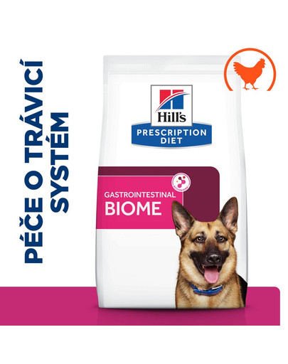 HILL'S Prescription Diet Gastrointestinal Biome krmivo pro psy s kuřetem 10 kg