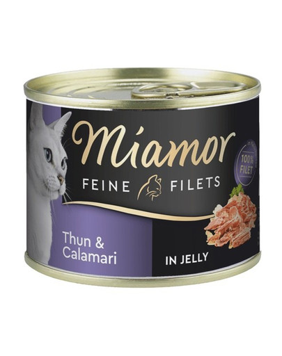MIAMOR Feline Filets Tuňák a Kalamáry v želé 185 g