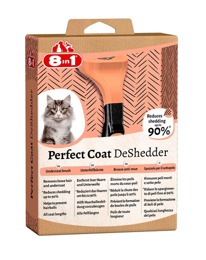 Levně 8IN1 Perfect Coat DeShedder Cat