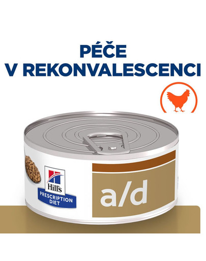 HILL'S Prescription Diet a/d Péče při rekonvalescenci konzerva pro kočky 156 g