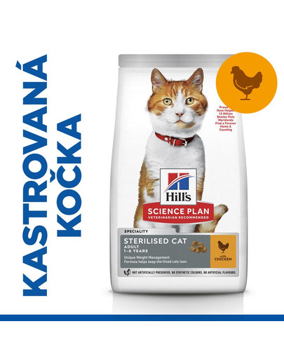 HILL'S Feline Young Adult Sterilised Cat 1,5 kg