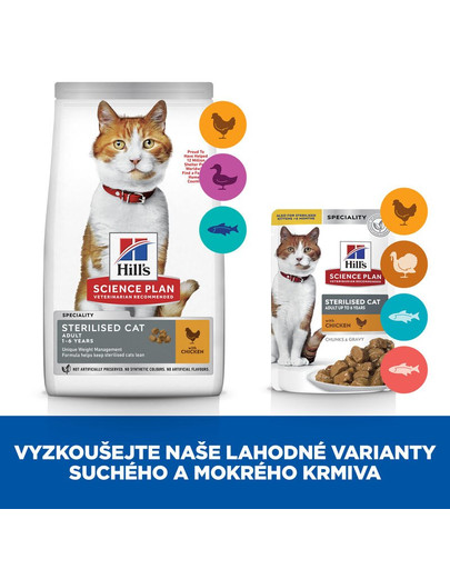 HILL'S Science Plan Feline Young Adult Sterilised Cat Tuna 1,5 kg