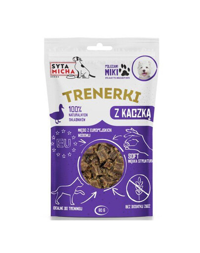 SYTA MICHA Pamlsky pro výcvik psů s kachnou 80 g
