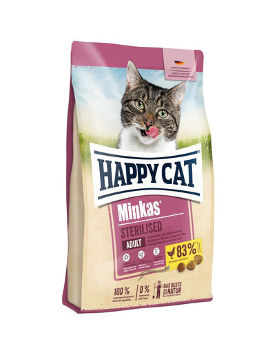 HAPPY CAT Minkas Sterilised Geflügel 10 kg