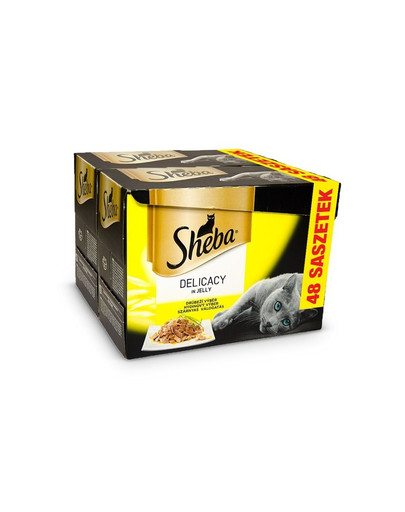SHEBA Delicacy in Jelly Drůbeží pochoutka 48 x 85g