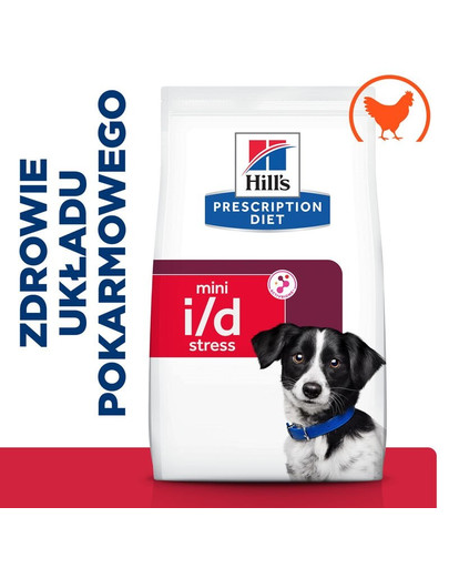 HILL'S Prescription Diet Canine i/d Stress Mini Krmivo pro psy miniaturních plemen 6 kg